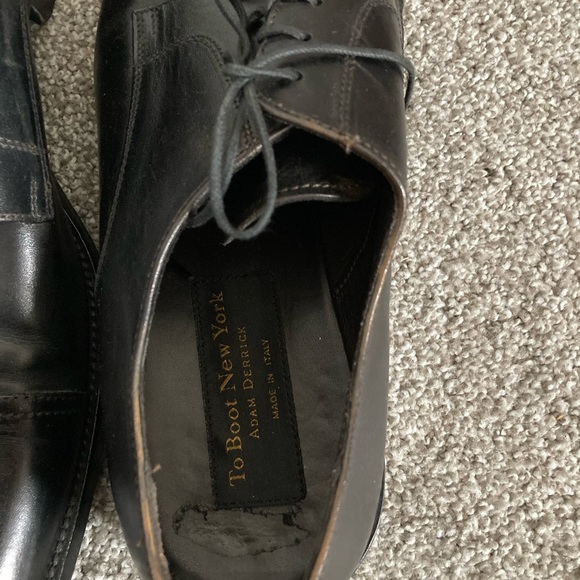 Adam Derrick To Boot New York Black Oxford Cap Toe Dress Shoe main image 7